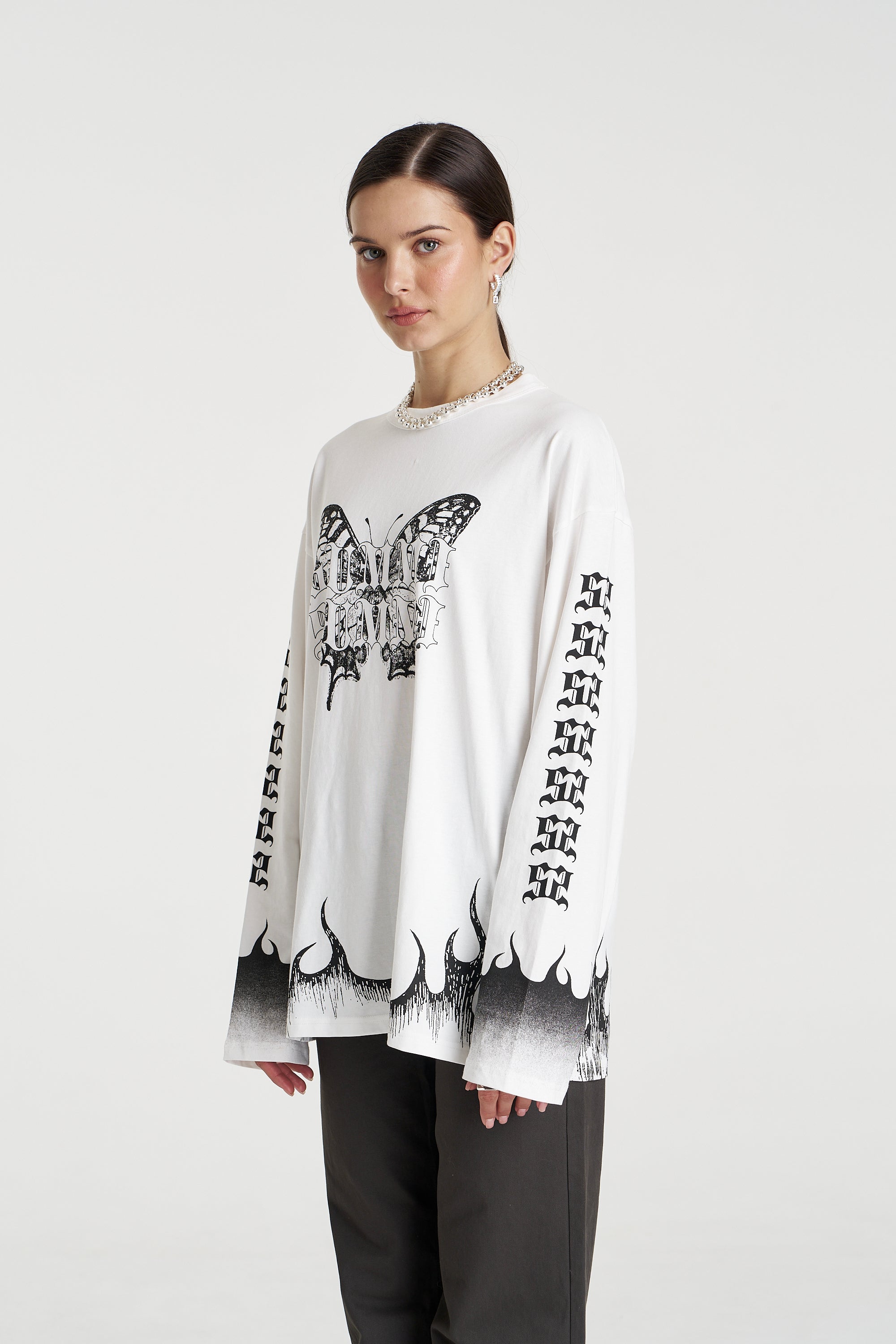 Eden LS Tee Lily White