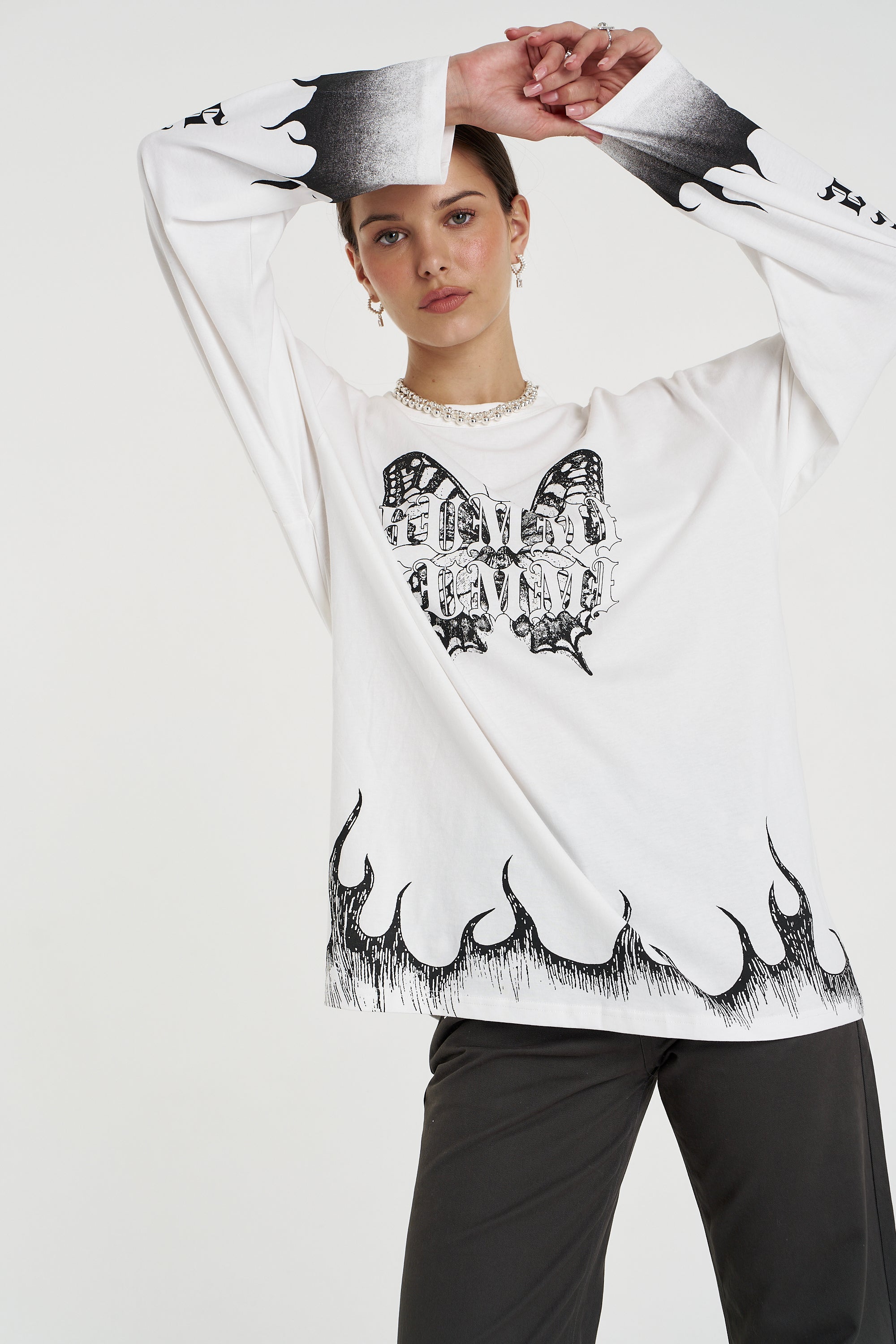 Eden LS Tee Lily White