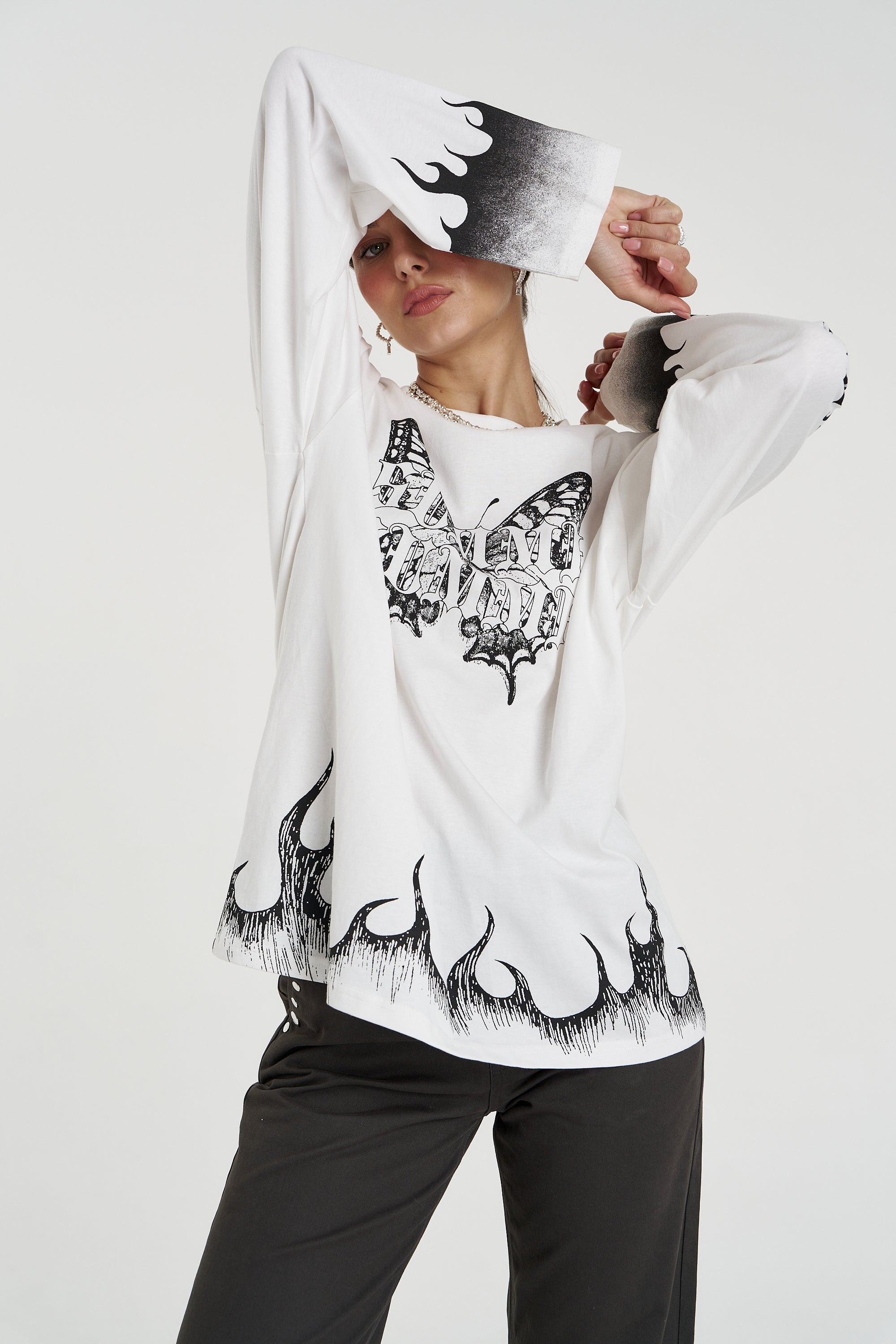 Eden LS Tee Lily White