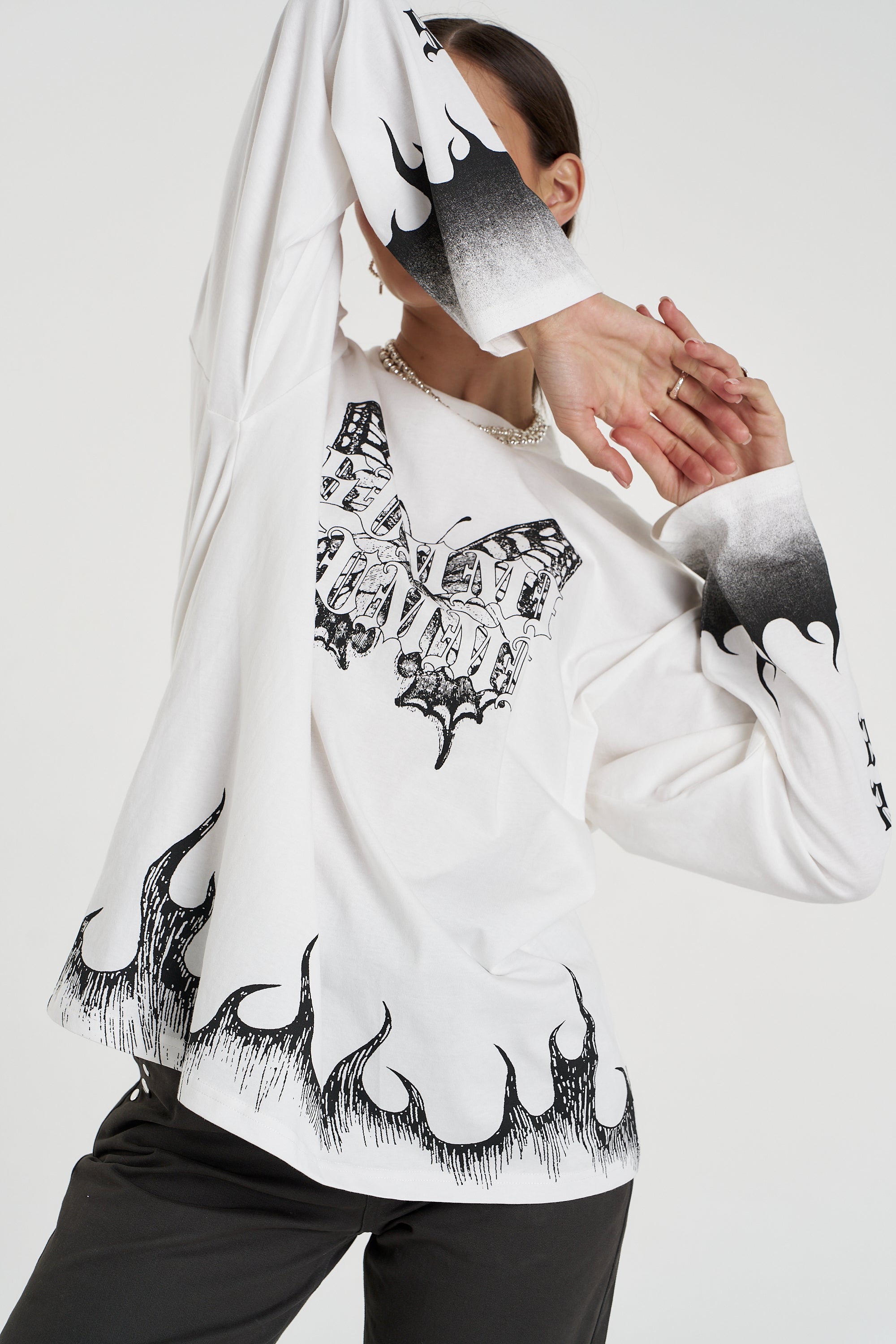 Eden LS Tee Lily White