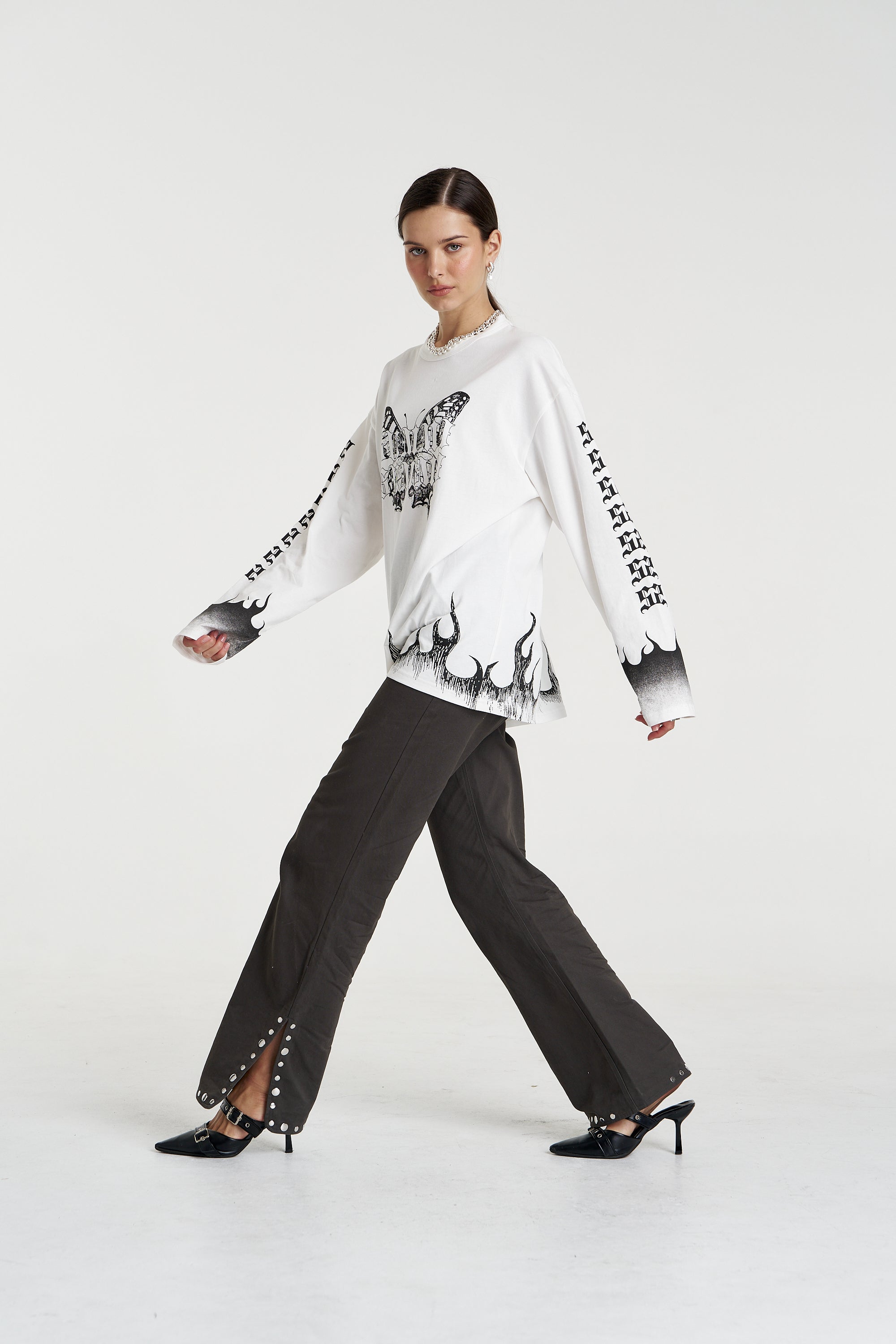 Eden LS Tee Lily White