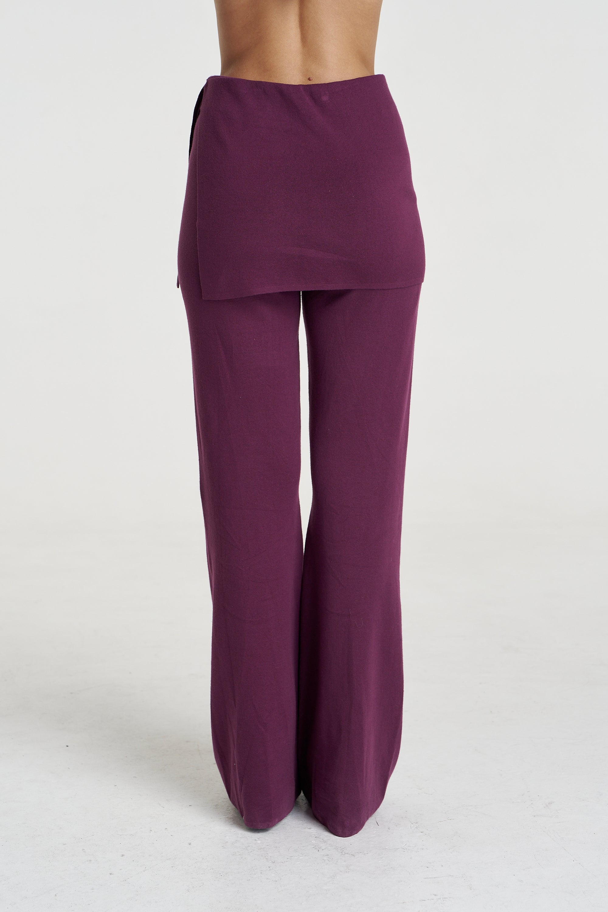 Lounge Wrap Pant Mulberry