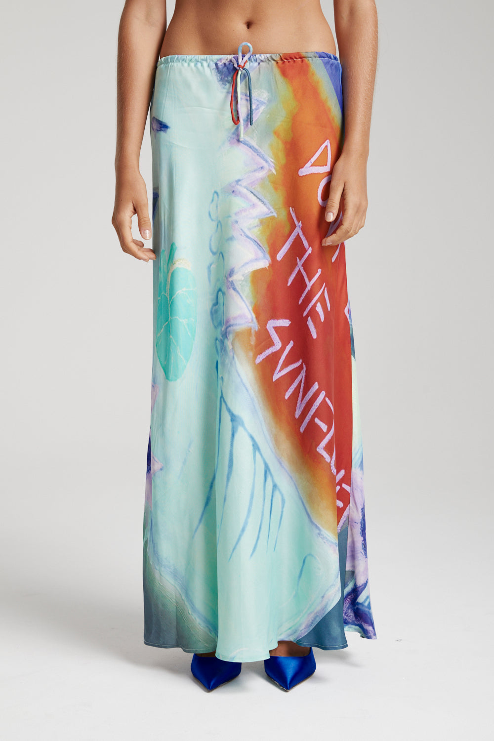 Relaxed Maxi Skirt Blue Sunflwr