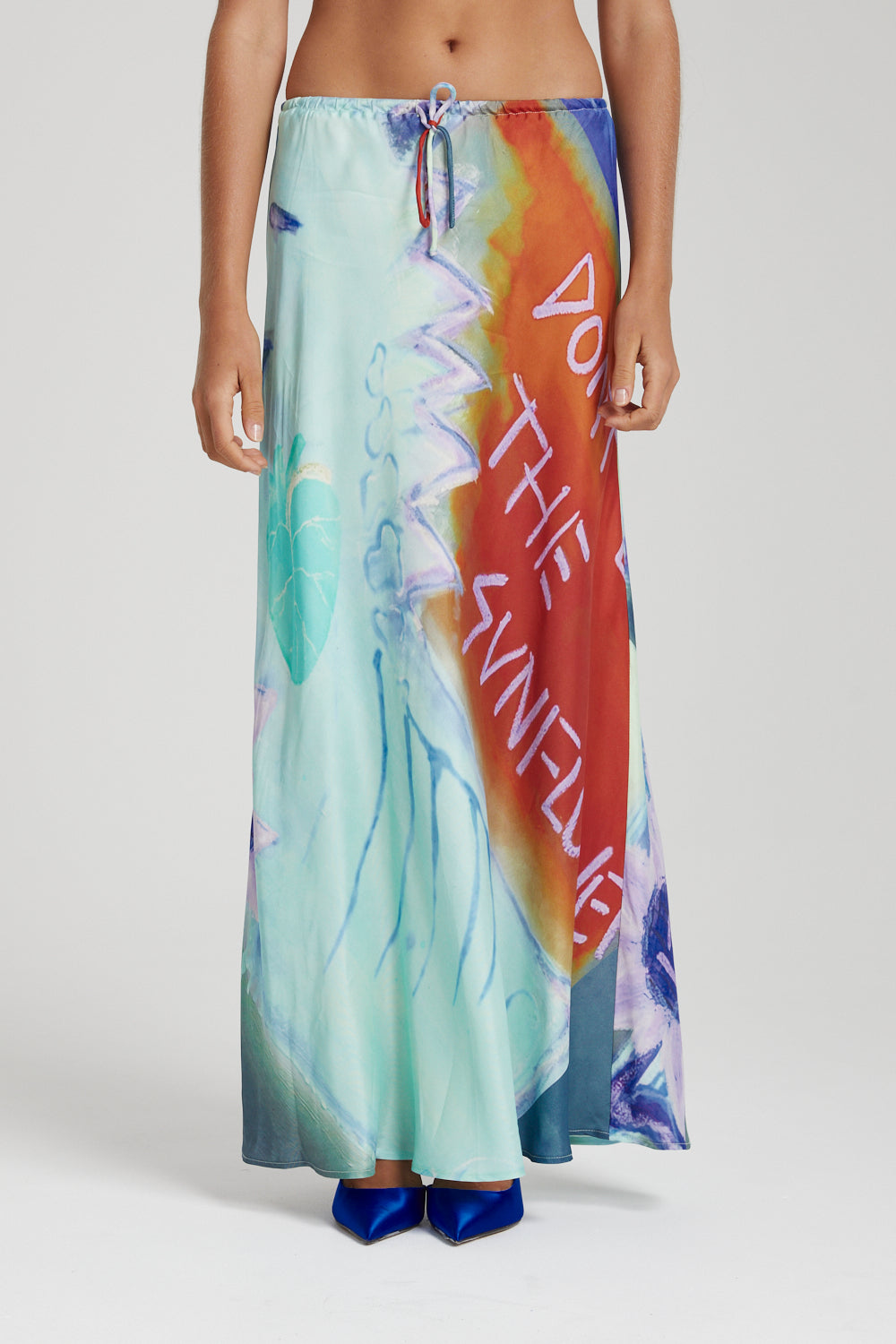 Relaxed Maxi Skirt Blue Sunflwr