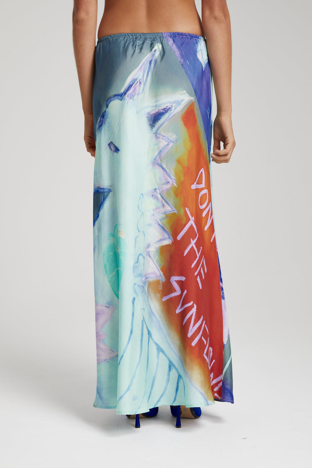 Relaxed Maxi Skirt Blue Sunflwr