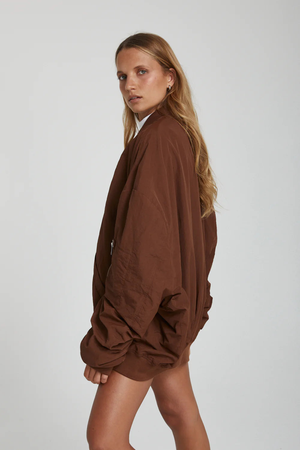 Slouchy Bomber Chestnut