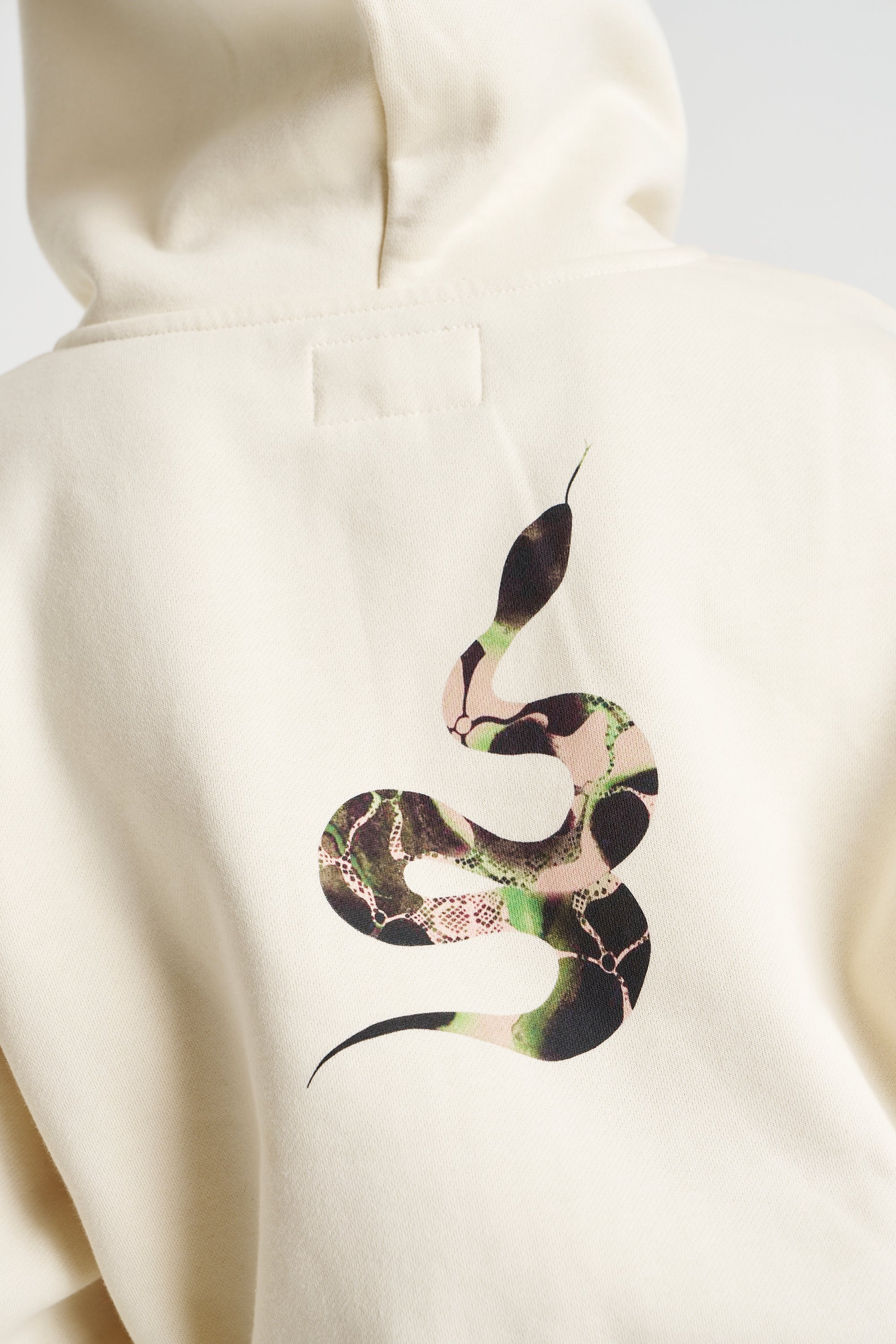 Motif Hoodie Vanilla