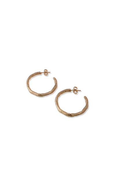 Large Stoned Hoops