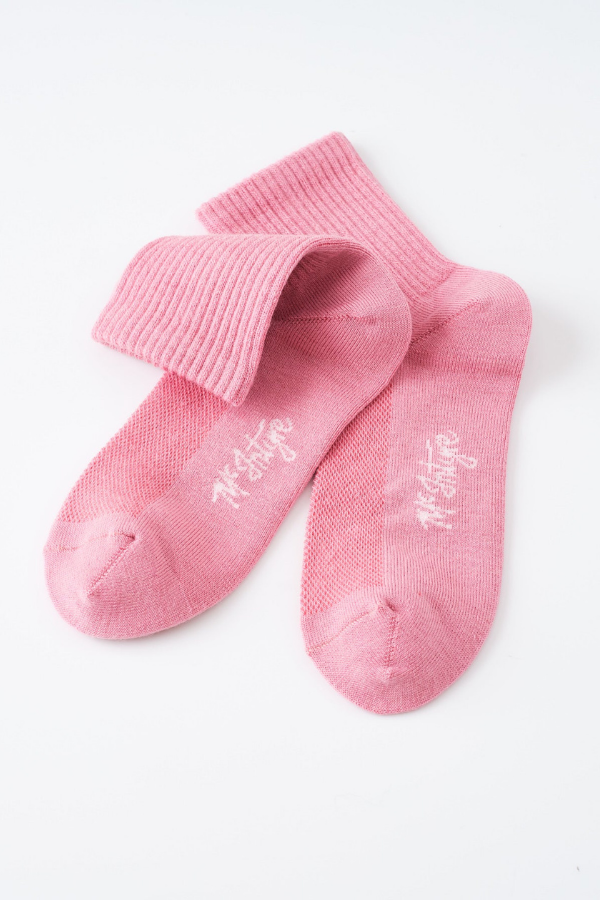 Merino Lite Crew Socks Pink