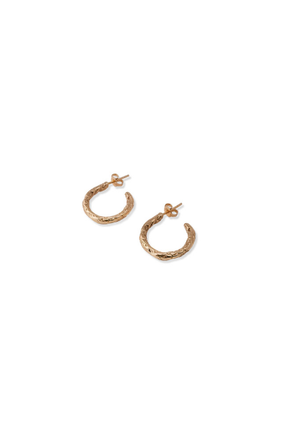 Small Stoned Hoops