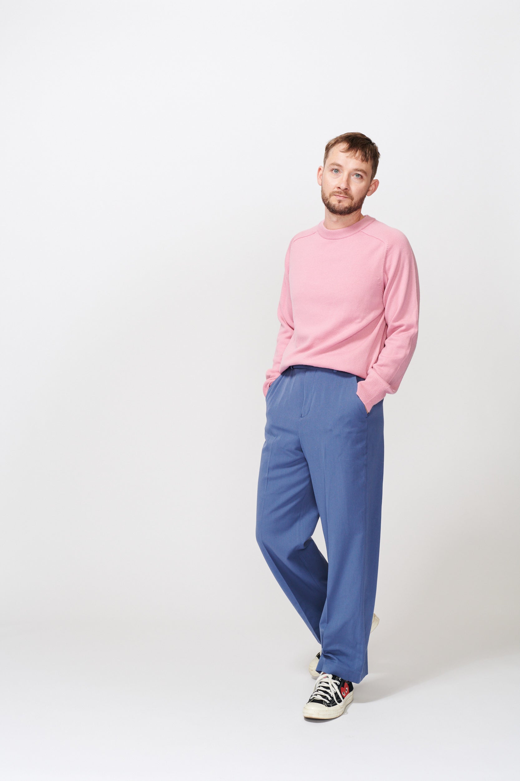 Colin Merino Crewneck Dusty Rose