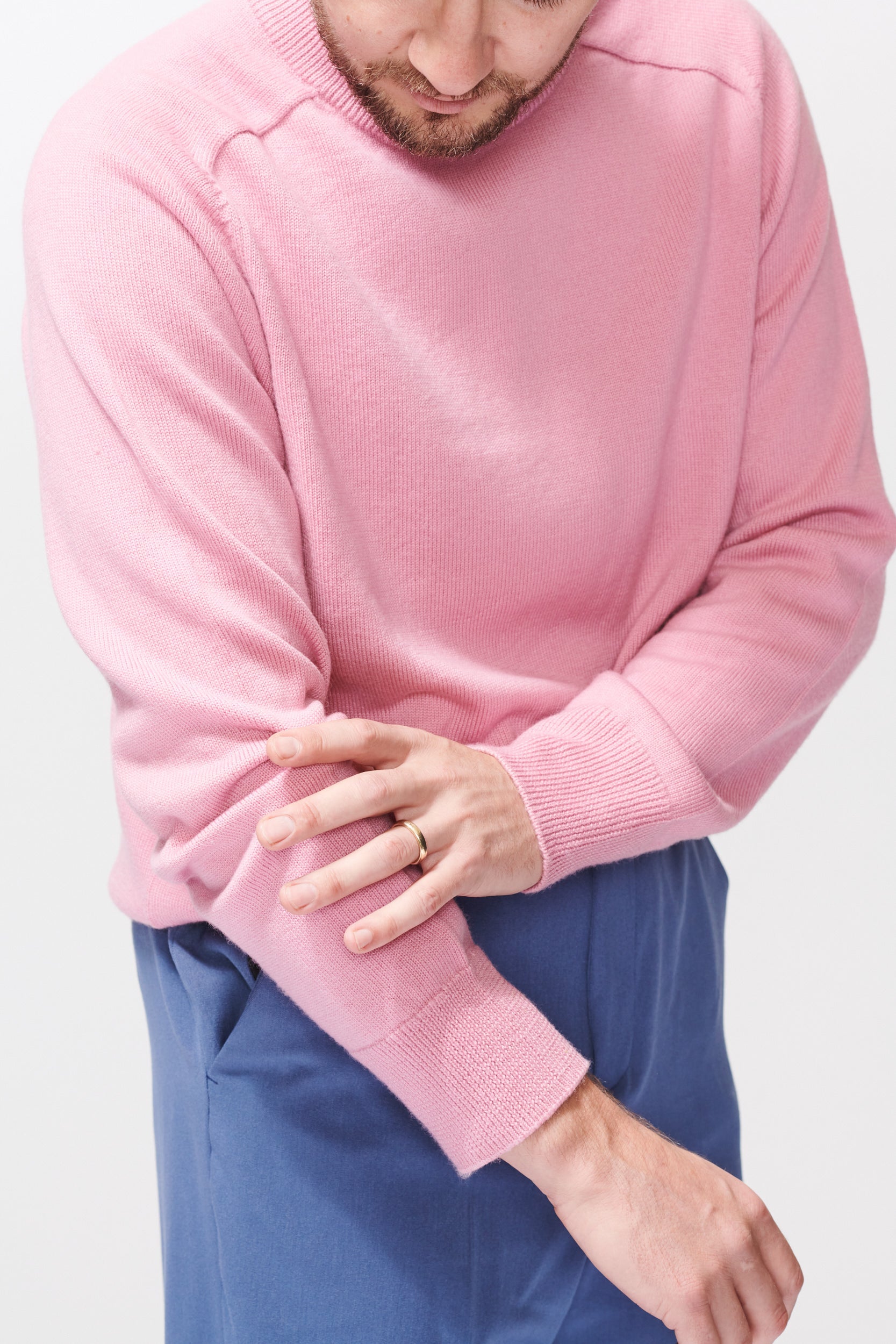 Colin Merino Crewneck Dusty Rose