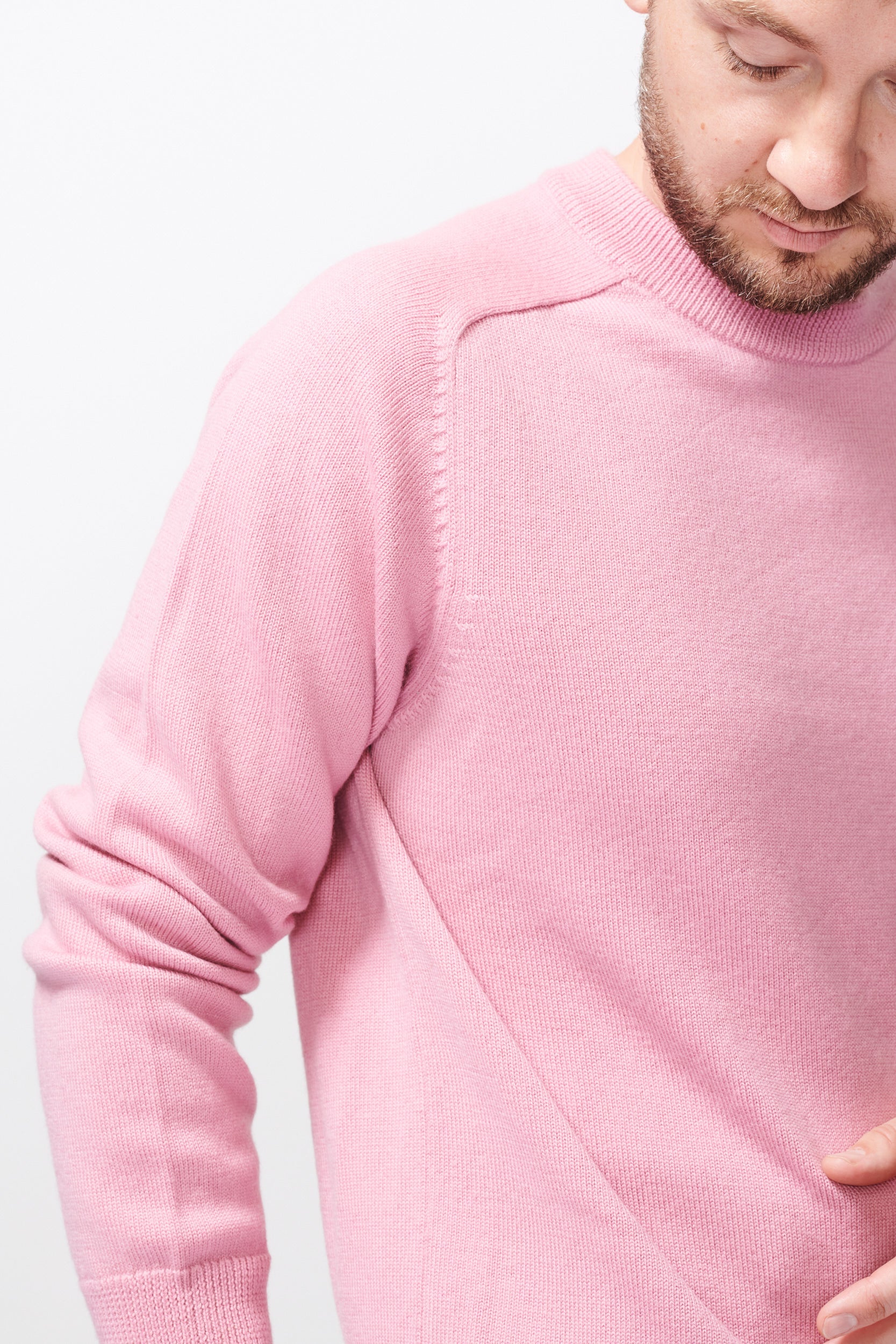 Colin Merino Crewneck Dusty Rose