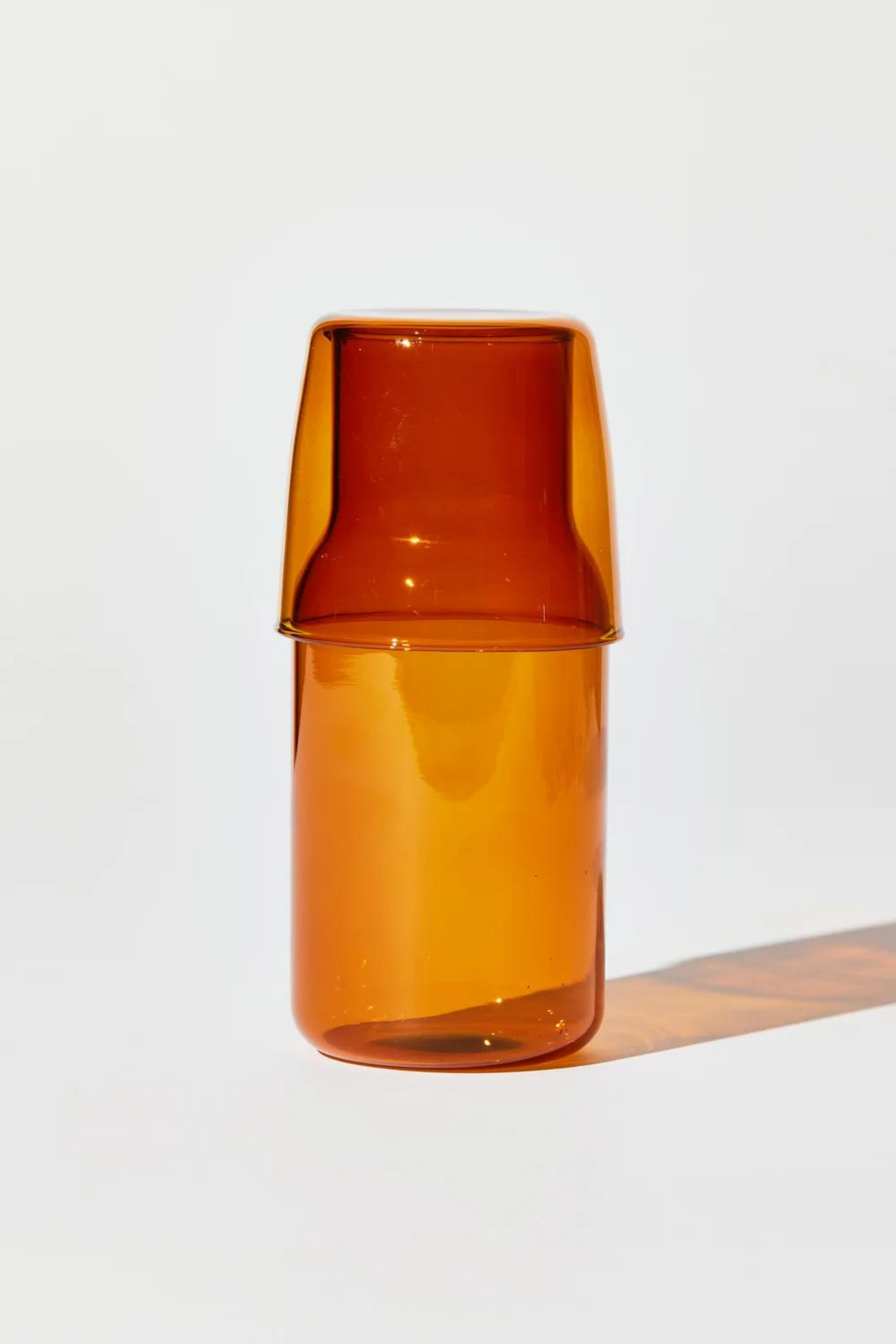 Carafe and Cup Set Amber
