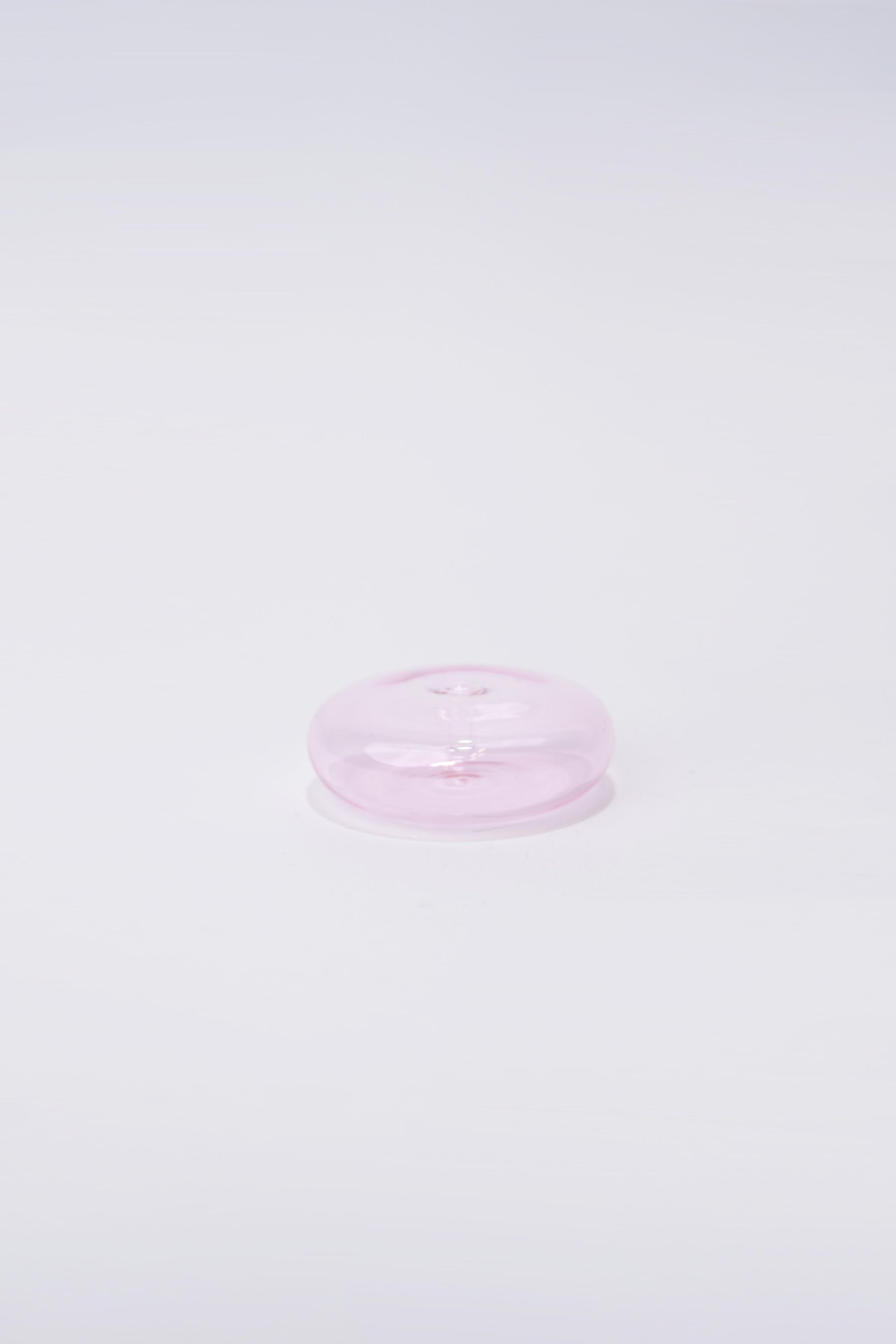 Glass Vessel Incense Holder Pink