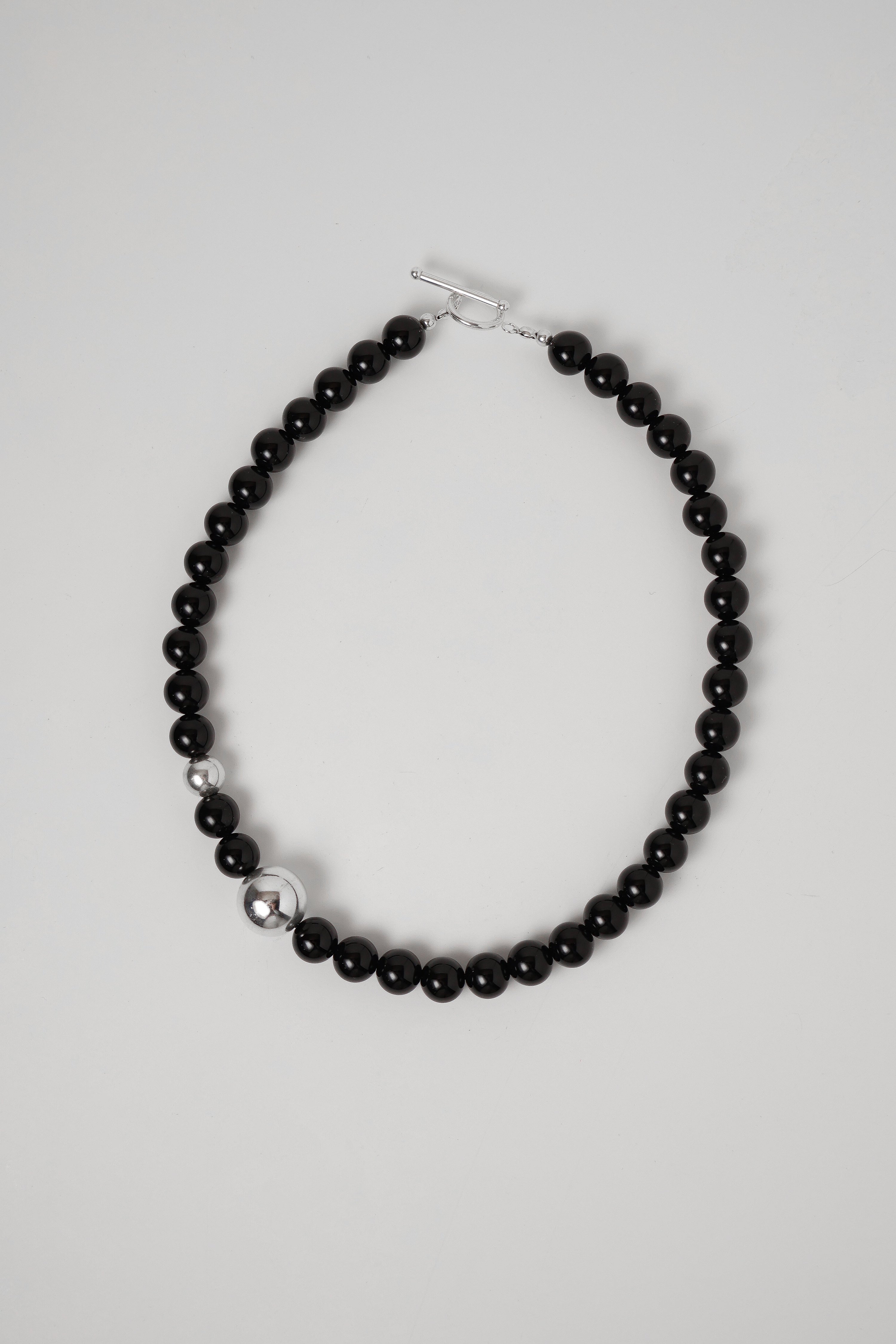 Dylan Black Agate Necklace