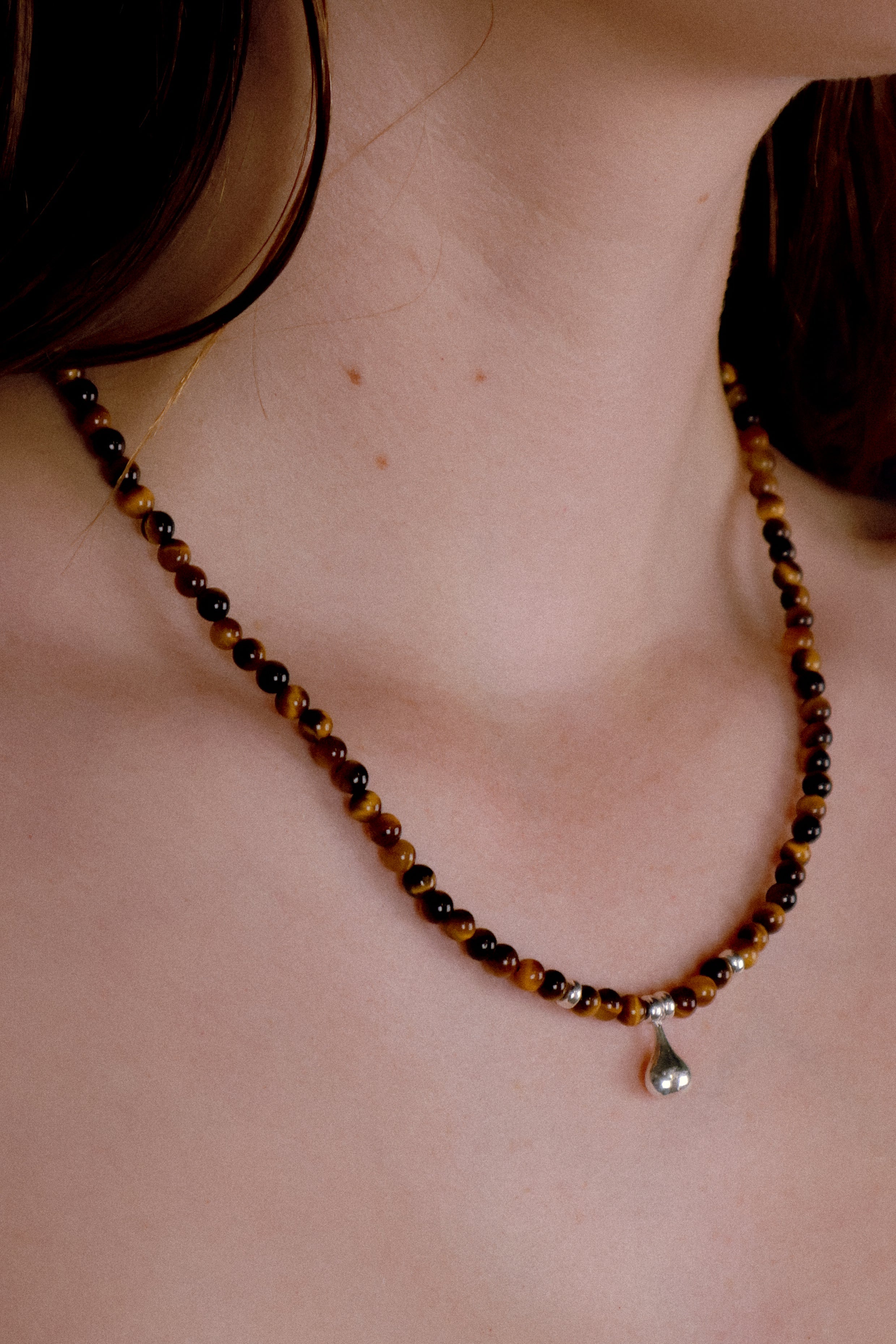 Devin Tigers Eye Necklace